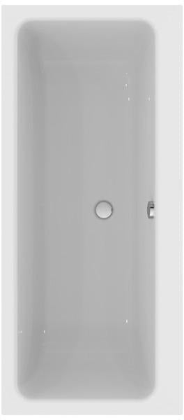 Ideal Standard Duo-Badewanne La Dolce Vita 2000x1000 mm Weiß – Rechteckige Einbauwanne mit 435 l Inhalt
