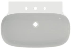 Ideal Standard Aufsatzwaschtisch Linda-X 750x500mm Keramik Weiß geschliffen 3 Hahnlöcher