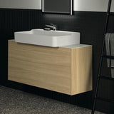 Ideal Standard Conca WT-Unterschrank 1200 mm, 1 Auszug, Eiche geflammt, Push-Open, wandhängend