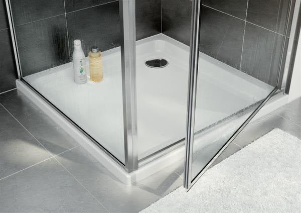IDEAL STANDARD Hotline Neu Quadrat-Brausewanne 1000x1000x80 mm in Weiß – Sanitäracryl glänzend
