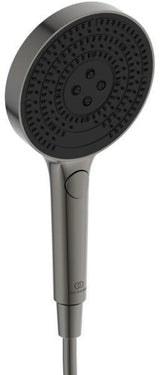 IDEAL STANDARD Ceratherm Navigo Solos Brausethermostat-Paket in Brushed Gold – mit Kopfbrause, Handbrause & UP-Bausatz