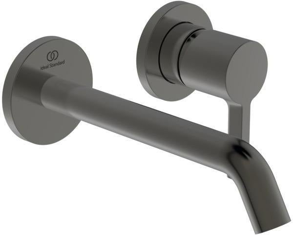 Ideal Standard Joy Wand-Waschtischarmatur in Brushed Gold, 180 mm Auslauf, runde Rosette