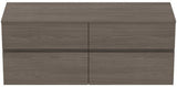 IDEAL STANDARD Finesse Waschtischunterschrank 1402 mm, 4 Auszüge, Greige matt