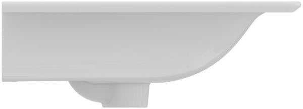 Ideal Standard Möbelwaschtisch Connect Air 1 Hahnloch mit Überlauf 840x460x165 mm Weiß