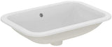 Ideal Standard Connect Einbauwaschtisch 580x410mm Weiß mit Überlauf und Ideal Plus Beschichtung