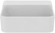 Ideal Standard Handwaschbecken Conca 400x350x145 mm Weiß – ohne Hahnloch und Überlauf