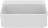 Ideal Standard Handwaschbecken Conca 400x350x145mm geschliffen Weiß ohne Hahnloch