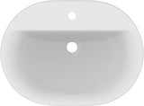 IDEAL STANDARD Connect Einbauwaschtisch oval 620 mm mit Ideal Plus Beschichtung