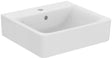 Ideal Standard Connect Cube Waschtisch 500x460mm, 1 Hahnloch, mit Überlauf, Weiß