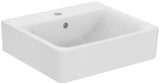 Ideal Standard Connect Cube Waschtisch 500x460mm, 1 Hahnloch, mit Überlauf, Weiß