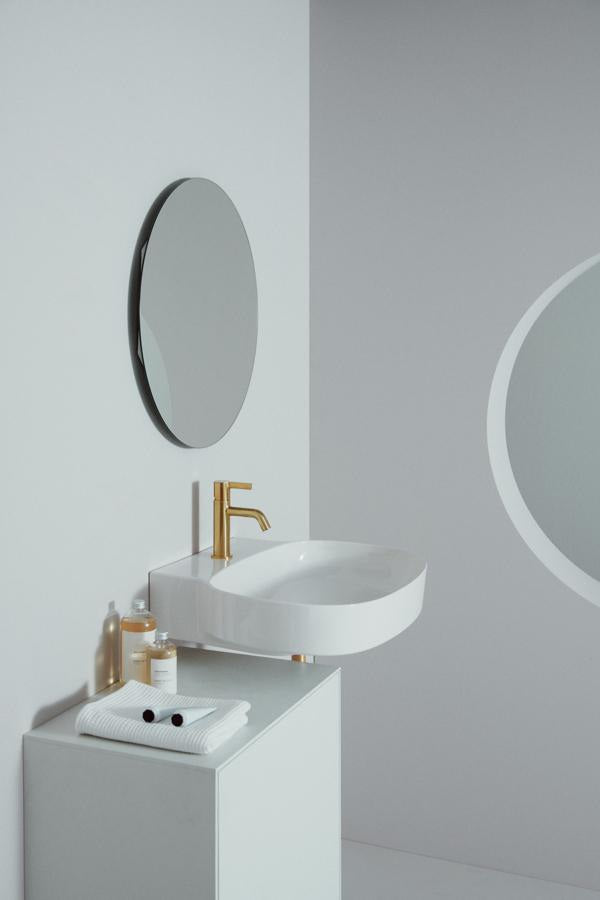 Ideal Standard Linda-X Aufsatzwaschtisch 550x380mm Weiß ohne Hahnloch mit Überlauf