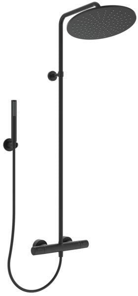 Ideal Standard Duschsystem Ceratherm T25 KB d:300mm Stick-Handbrause Silk Black