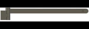 IDEAL STANDARD Handtuchstange Conca 447 mm Silk Black – Schwenkbar, Messing, Wandmontage