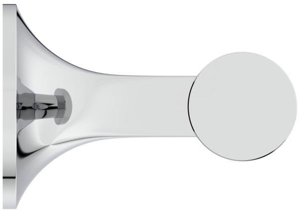 Ideal Standard Doppelter Handtuchhaken La Dolce Vita Silver Storm – Wandmontage, Messing, verdeckte Befestigung