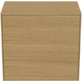 Ideal Standard Conca Waschtischunterschrank 602 mm, 1 Auszug, Push-Open, Weiß – ohne Ausschnitt