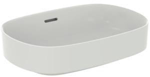 Ideal Standard Linda-X Aufsatzwaschtisch 550x380mm Weiß ohne Hahnloch mit Überlauf