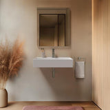 Ideal Standard Handtuchring Conca Cube eckig Brushed Gold – Messing, verdeckte Befestigung