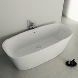 Ideal Standard Duo-Badewanne Dea freistehend 1900x900mm mit Ablauf und Überlauf in Weiß