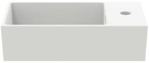 Ideal Standard Handwaschbecken Extra 450x250x150mm, 1 Hahnloch rechts, mit Überlauf, geschliffen, Weiß