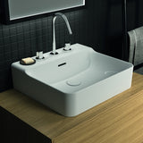Ideal Standard Conca Aufsatzwaschtisch 500x450x165 mm Weiß mit 3 Hahnlöchern und Überlauf