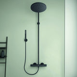 Ideal Standard Duschsystem Ceratherm T25 KB d:300mm Stick-Handbrause Silk Black