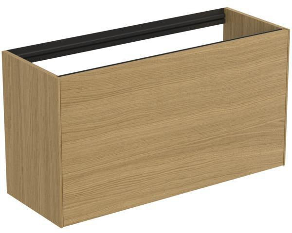 IDEAL STANDARD Conca Waschtischunterschrank 1000 mm, 1 Auszug, Eiche geflammt, wandhängend