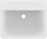 Ideal Standard Waschtisch Connect Cube, ohne Hahnloch, mit Überlauf, 550x460x175 mm, Weiß