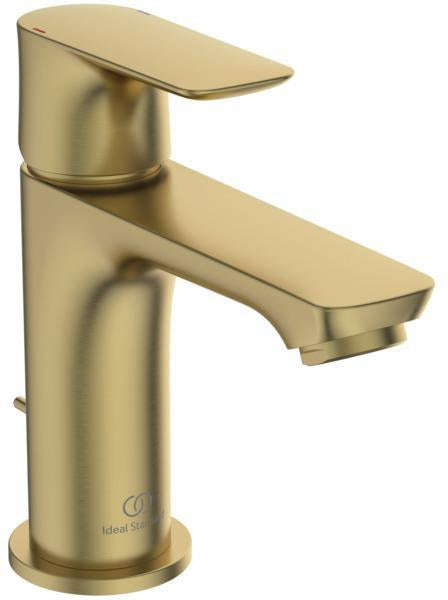 Ideal Standard Connect Air Waschtischarmatur Slim 5 l/min mit Ablaufgarnitur, Ausladung 107 mm, Chrom