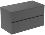 Ideal Standard Finesse Waschtischunterschrank 1002 mm, 2 Auszüge, Greige Matt, Wandhängend