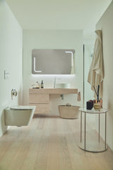 Ideal Standard Ceraline Waschtischarmatur mit 150 mm Ausladung, Ablaufgarnitur und Heißwasser-Sparfunktion