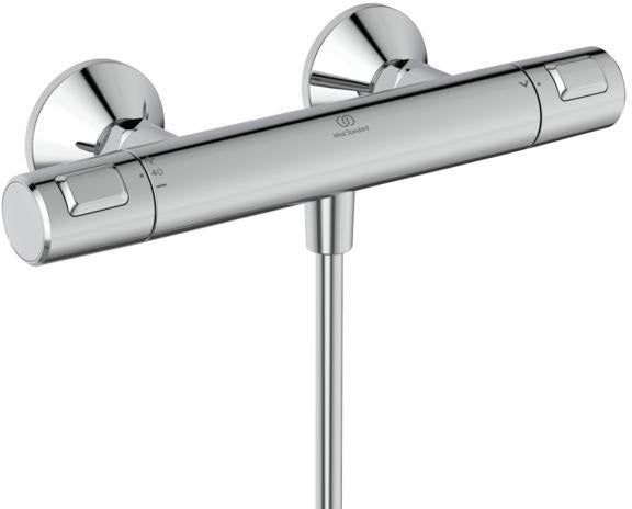 Ideal Standard Ceratherm T25 Brausethermostat mit 900 mm Brausestange und 3-Funktions-Handbrause, Chrom