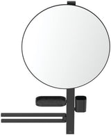 Ideal Standard Beauty Bar Accessoires-Kombi Alu+ L800 mit Kosmetikspiegel Ø508 mm Silver