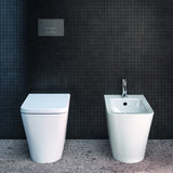 Ideal Standard Stand-Bidet Blend Cube 355x560x400 mm Weiß mit 1 Hahnloch