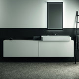 Ideal Standard Waschtischplatte Conca aus Keramik 2385x373x6 mm in Pietra Grau