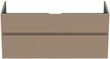 IDEAL STANDARD Finesse Waschtischunterschrank 1200 mm mit 2 Auszügen in Greige Matt – Wandhängend