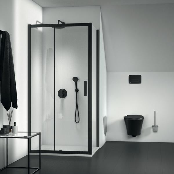 Ideal Standard Rechteck-Brausewanne Ultra Flat S 1000x800x30 mm Carraraweiß Mineralguss