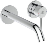 IDEAL STANDARD Ceraline Nuovo Wand-Waschtischarmatur 180 mm Chrom – Unterputz, keramische Kartusche, Wassersparfunktion