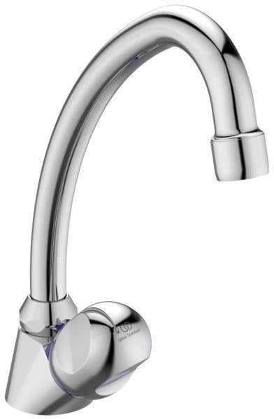 Ideal Standard Standventil Alpha, Ausladung 154 mm, Chrom – Hochwertiges Messing-Standventil