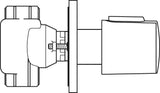Ideal Standard Wandeinbauventil UP Ceratherm 100 Bausatz 2 Chrom – Keramik-Oberteil
