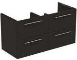 Ideal Standard i.life B Waschtischunterschrank 1200 mm, 4 Auszüge, Weiß matt, wandhängend
