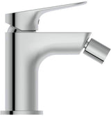 Ideal Standard Ceralife O Bidetarmatur mit Push-Open Ventil, BlueStart, Chrom, 95 mm