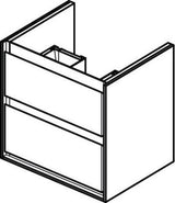 Ideal Standard Connect Air Obere Schubladenfront 530 mm Weiß glänzend für Waschtischunterschrank