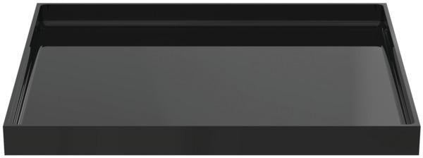 Ideal Standard Waschtischablage Solos 330 mm Schwarz glänzend – Rechteckige Keramik-Ablage