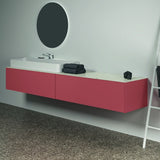 Ideal Standard Conca Waschtischunterschrank 2385 mm, 2 Auszüge, Sunset Matt, wandhängend
