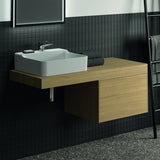 Ideal Standard Conca WT-Unterschrank 600 mm Eiche geflammt, 1 Auszug mit Push-Open