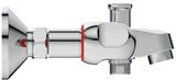 IDEAL STANDARD Alpha Badearmatur Zweigriff Chrom 153 mm Ausladung – Wandmontage