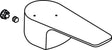 Ideal Standard Griff D28 Cerafine D Hebelgriff mit ISI-Logo in Chrom