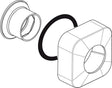 Ideal Standard Rosettenset S-Anschluss eckig Chrom – Armaturenrosette in Chrom