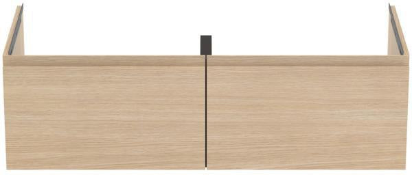 Ideal Standard Finesse Möbeldoppel-Waschtischunterschrank 1200 mm mit 2 Softclose-Auszügen in Greige matt