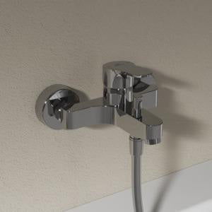 IDEAL STANDARD Cerabase Badearmatur Aufputz 161mm Chrom – Einhandmischer mit Umstellung